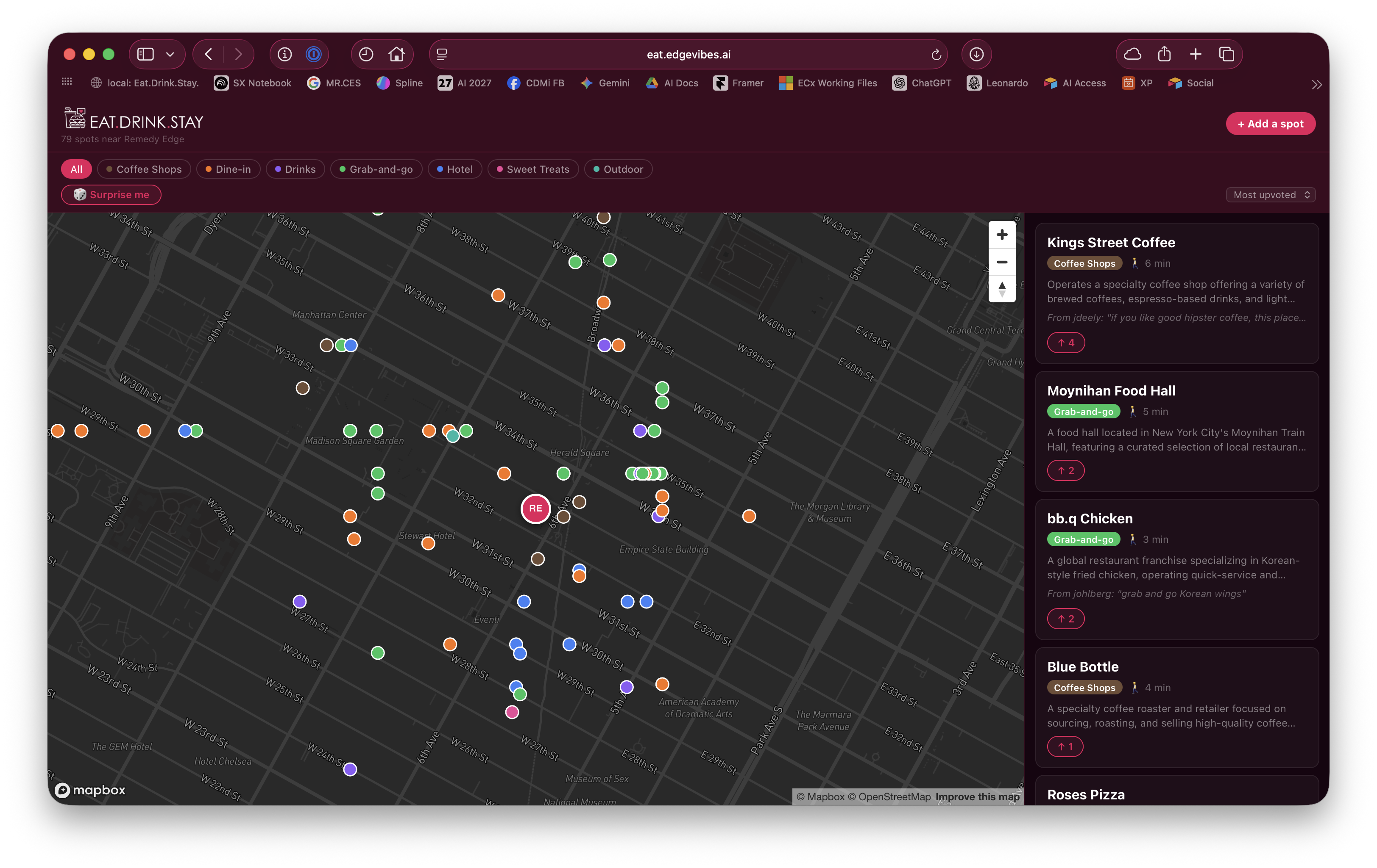 eat.drink.stay app preview